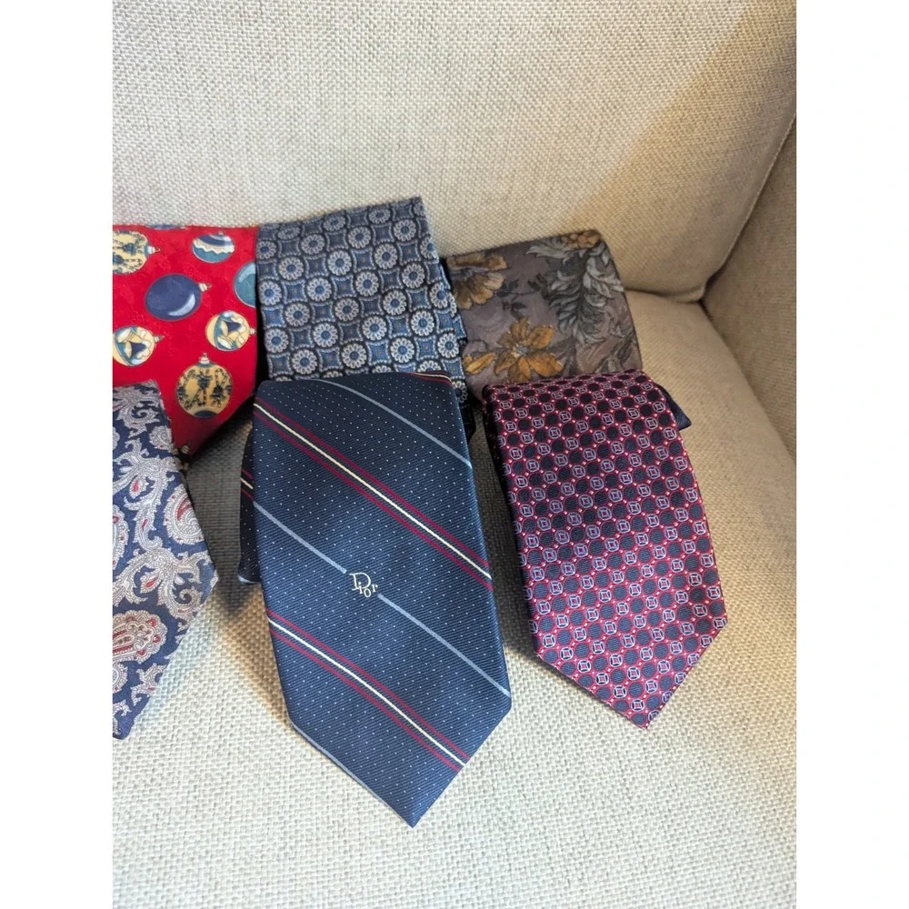 10 Pcs Neckties Lot Mix Wear‎ w/ Dior, Tommy Etc